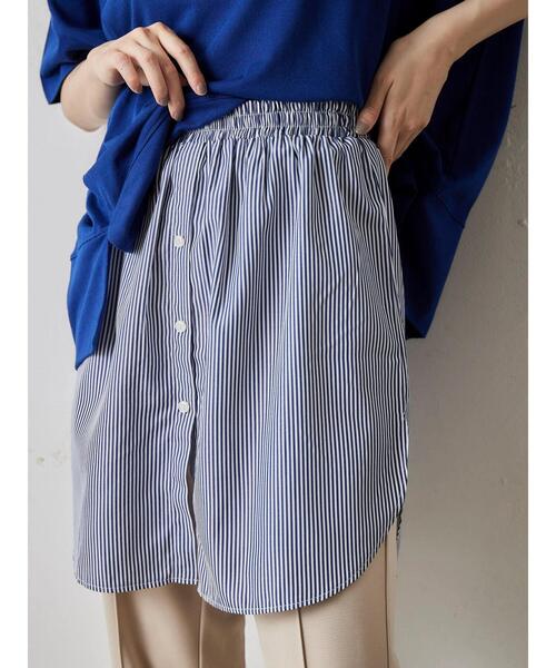 Green　Parks（グリーンパークス）の「つけ裾（その他ヘアアクセサリー・レディース・ストライプ/ホワイト・FREE）」の15枚目の写真