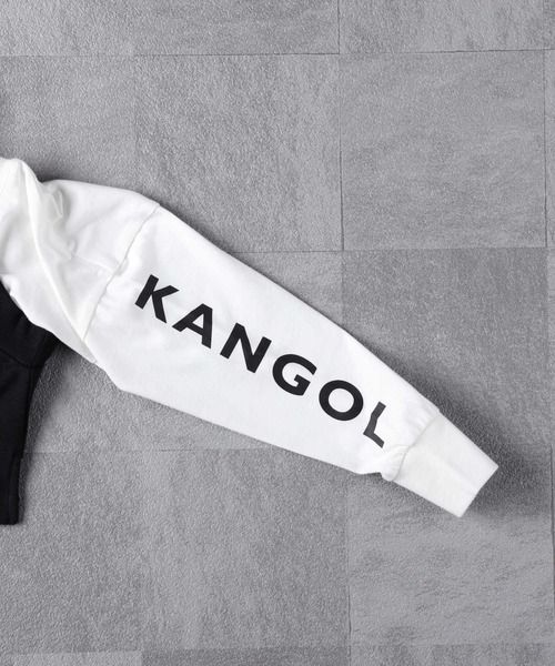 KANGOL KIDS（カンゴールキッズ）の「【KANGOL】ベストレイヤードプルオーバー（Tシャツ/カットソー・キッズ・ブラック/カーキブラウン・105/160/130/150/140/120）」の5枚目の写真