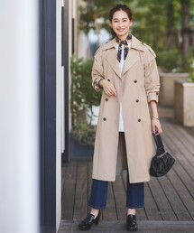 OPAQUE.CLIP | 【2WAY】ツイルトレンチコート(トレンチコート)