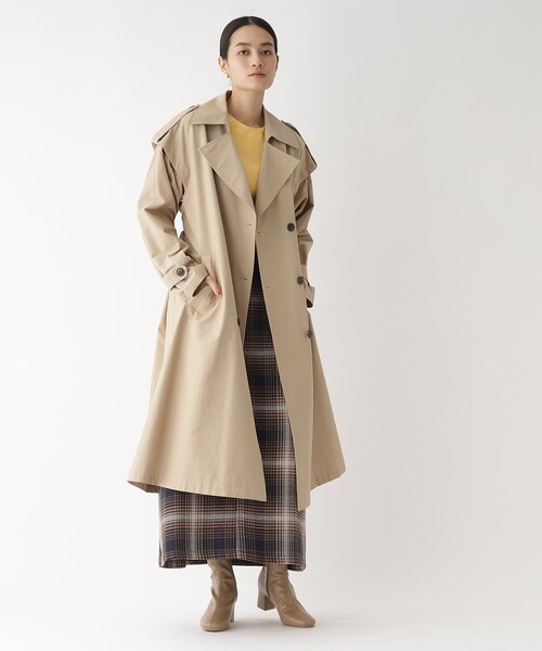 OPAQUE.CLIP（オペークドットクリップ）の「◆【2WAY】ツイルトレンチコート（トレンチコート・レディース・ベージュ/ネイビー・40/38/36）」の19枚目の写真