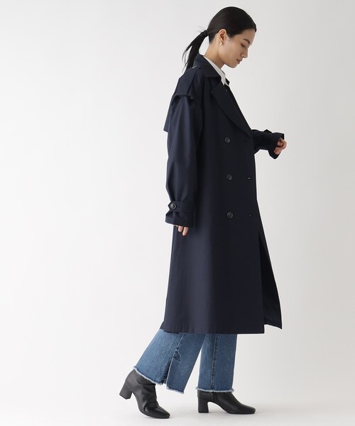 OPAQUE.CLIP（オペークドットクリップ）の「◆【2WAY】ツイルトレンチコート（トレンチコート・レディース・ベージュ/ネイビー・40/38/36）」の20枚目の写真