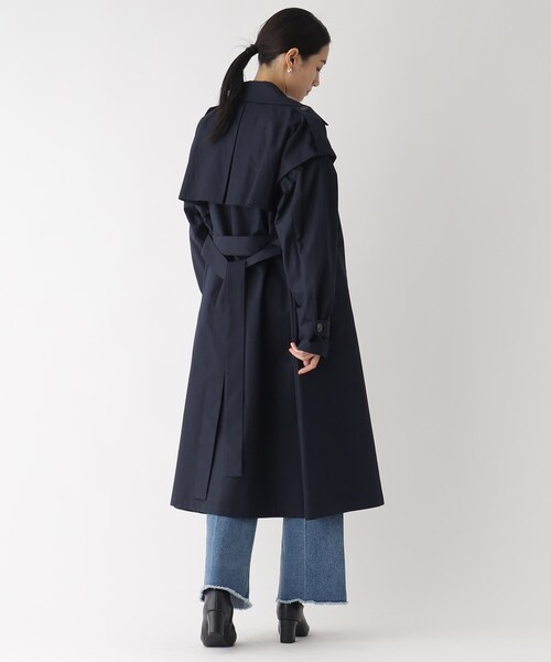 OPAQUE.CLIP（オペークドットクリップ）の「◆【2WAY】ツイルトレンチコート（トレンチコート・レディース・ベージュ/ネイビー・40/38/36）」の17枚目の写真