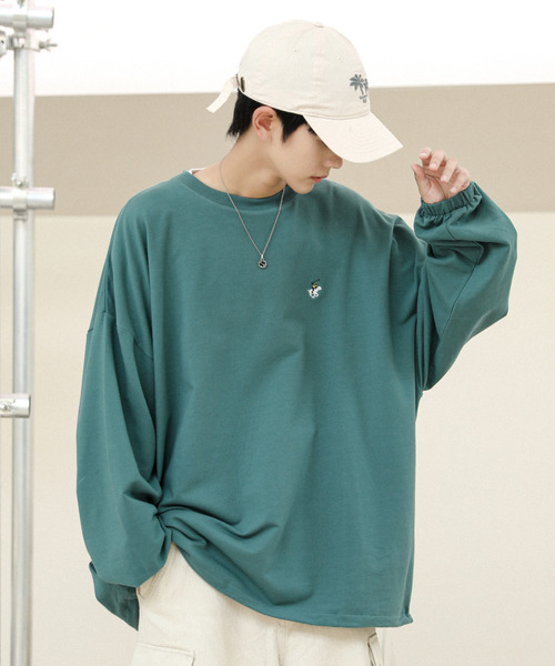 neos（ネオス）の「【neos -addictive design-】BEVERLY HILLS POLO CLUB ビバリーヒルズ ポロクラブ ワイドシルエット スウェット プルオーバー（スウェット・メンズ・ネイビー/ライトグレー/グリーン/ブラック/ブルー/ダークグリーン/オフホワイト/オレンジ/ブラウン・MEDIUM/LARGE/X-LARGE）」の19枚目の写真