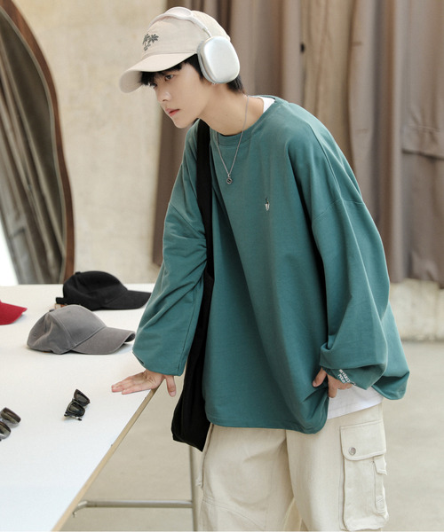 neos（ネオス）の「【neos -addictive design-】BEVERLY HILLS POLO CLUB ビバリーヒルズ ポロクラブ ワイドシルエット スウェット プルオーバー（スウェット・メンズ・ネイビー/ライトグレー/グリーン/ブラック/ブルー/ダークグリーン/オフホワイト/オレンジ/ブラウン・MEDIUM/LARGE/X-LARGE）」の11枚目の写真