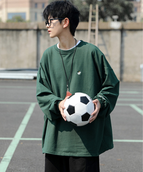 neos（ネオス）の「【neos -addictive design-】BEVERLY HILLS POLO CLUB ビバリーヒルズ ポロクラブ ワイドシルエット スウェット プルオーバー（スウェット・メンズ・ネイビー/ライトグレー/グリーン/ブラック/ブルー/ダークグリーン/オフホワイト/オレンジ/ブラウン・MEDIUM/LARGE/X-LARGE）」の16枚目の写真