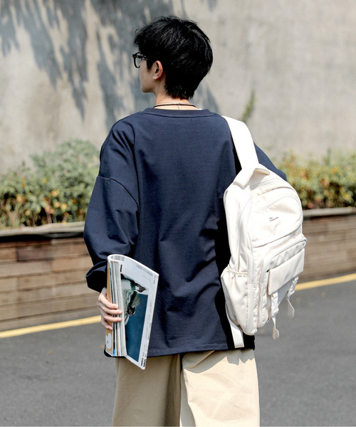 neos（ネオス）の「【neos -addictive design-】BEVERLY HILLS POLO CLUB ビバリーヒルズ ポロクラブ ワイドシルエット スウェット プルオーバー（スウェット・メンズ・ネイビー/ライトグレー/グリーン/ブラック/ブルー/ダークグリーン/オフホワイト/オレンジ/ブラウン・MEDIUM/LARGE/X-LARGE）」の22枚目の写真