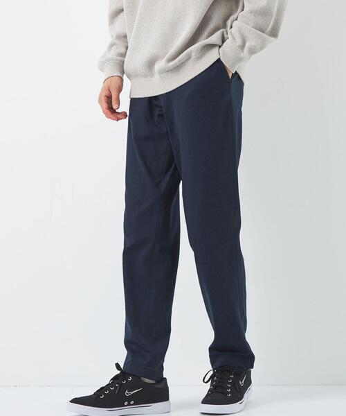 green label relaxing（グリーンレーベルリラクシング）の「ガンクラブジャージ ユーティリティーパンツ テーパード -ストレッチ-（その他パンツ・メンズ・ネイビー/ダークグレー・S/M/L/XL）」の2枚目の写真