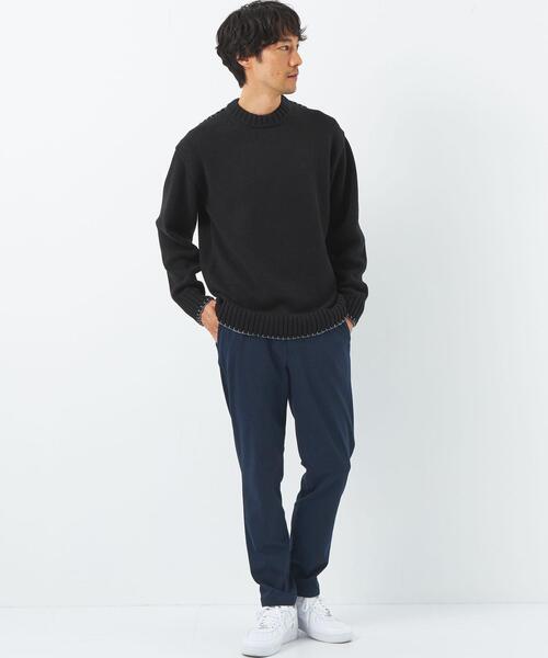 green label relaxing（グリーンレーベルリラクシング）の「ガンクラブジャージ ユーティリティーパンツ テーパード -ストレッチ-（その他パンツ・メンズ・ネイビー/ダークグレー・S/M/L/XL）」の6枚目の写真