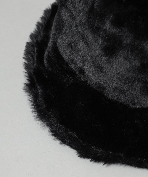 HARE（ハレ）の「ファーバケットHAT(HARE)（ハット・メンズ・ブラック/グレー系その他・FREE）」の3枚目の写真
