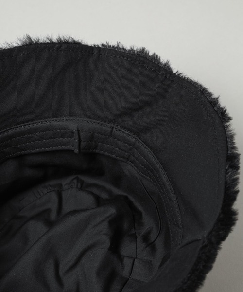 HARE（ハレ）の「ファーバケットHAT(HARE)（ハット・メンズ・ブラック/グレー系その他・FREE）」の5枚目の写真