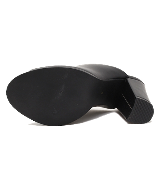 MOUSSY（マウジー）の「OPEN TOE MULE（パンプス・レディース・ブラック/ホワイト/イエロー・LARGE/SMALL/MEDIUM）」の5枚目の写真