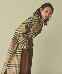 CREDONA | ロングチェックシャツコート(その他アウター)