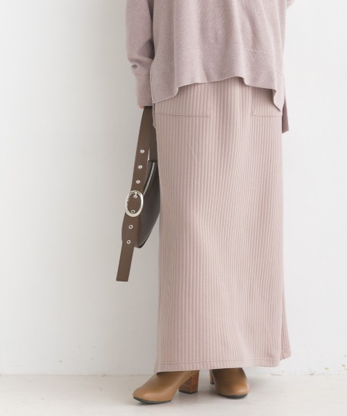 OMNES（オムネス）の「ラインキルトIラインマキシスカート（スカート・レディース・ブラック/モカ/ライトカーキ/ピンクベージュ・FREE）」の21枚目の写真