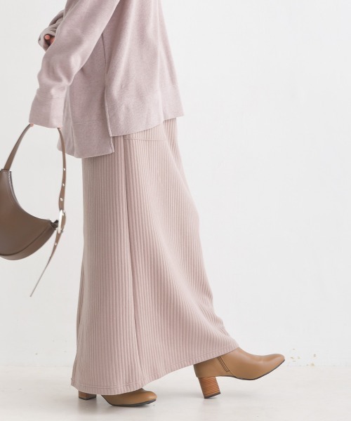 OMNES（オムネス）の「ラインキルトIラインマキシスカート（スカート・レディース・ブラック/モカ/ライトカーキ/ピンクベージュ・FREE）」の22枚目の写真