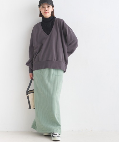 OMNES（オムネス）の「ラインキルトIラインマキシスカート（スカート・レディース・ブラック/モカ/ライトカーキ/ピンクベージュ・FREE）」の19枚目の写真