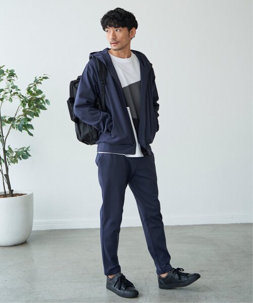 ikka（イッカ）の「テックストレッチテーパードパンツ（その他パンツ・メンズ・ブラック/スモークグレー/オリーブ/ネイビー・S/M/L/XL）」の12枚目の写真