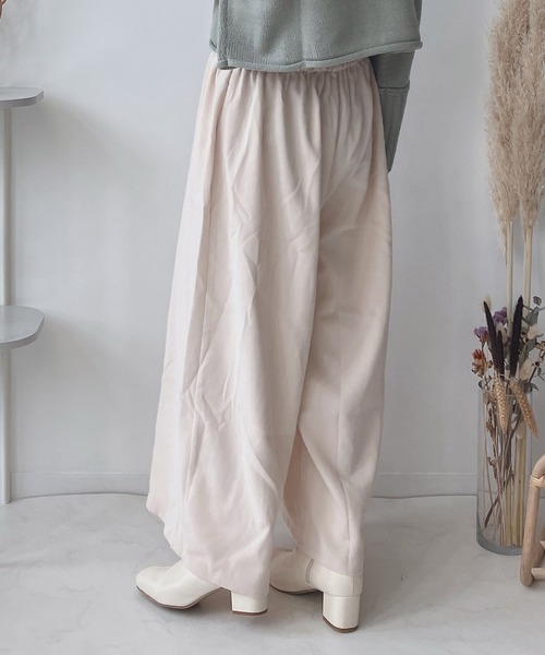 AS KNOW AS plus（アズノゥアズプラス）の「♪レースアップフレアパンツ（その他パンツ・レディース・アイボリー/ブラック/ブラウン/グリーン/ブルー・FREE）」の13枚目の写真