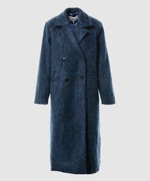 GANNI | Fluffy Wool Coat(ステンカラーコート)