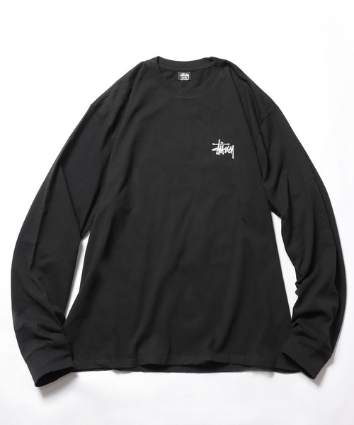 STUSSY（ステューシー）の「STUSSY/ステューシー Basic Stussy L/S Tee ロンT（Tシャツ/カットソー・メンズ・スカイブルー/ホワイト/ブラック・L/XL）」の3枚目の写真