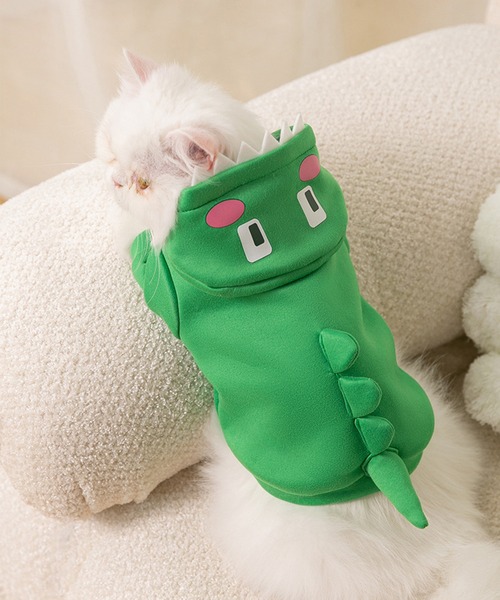 aimoha（アイモハ）の「動物形ペットパーカー（ペットウェア・レディース・グリーン系その他/イエロー/グリーン系その他2/ブラック・MEDIUM/LARGE/SMALL/X-LARGE/XX-LARGE/X-SMALL）」の3枚目の写真