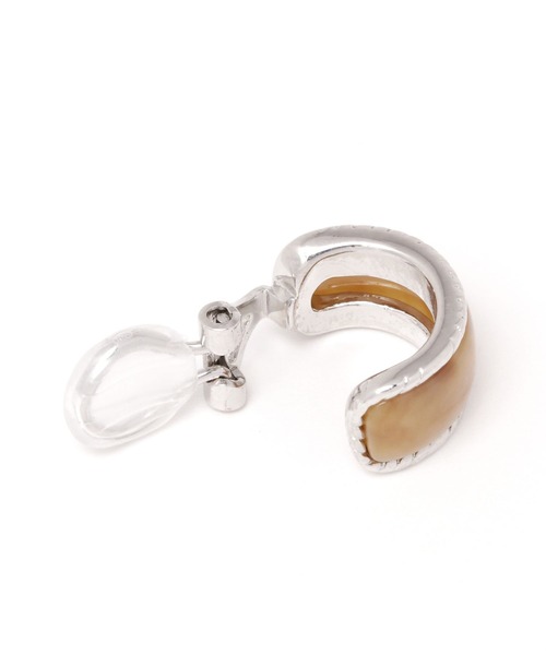 niko and...（ニコアンド）の「アーチイヤリング（イヤリング・レディース・ブラウン/イエロー・0）」の5枚目の写真