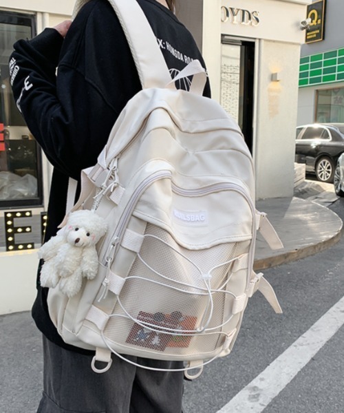 mushwear(マッシュウェア)の「RUILSリュック(バックパック/リュック・レディース・ホワイト/ブラック/ブルー・FREE)」の10枚目の写真