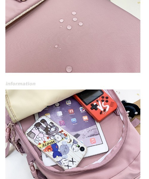 mushwear(マッシュウェア)の「RUILSリュック(バックパック/リュック・レディース・ホワイト/ブラック/ブルー・FREE)」の9枚目の写真