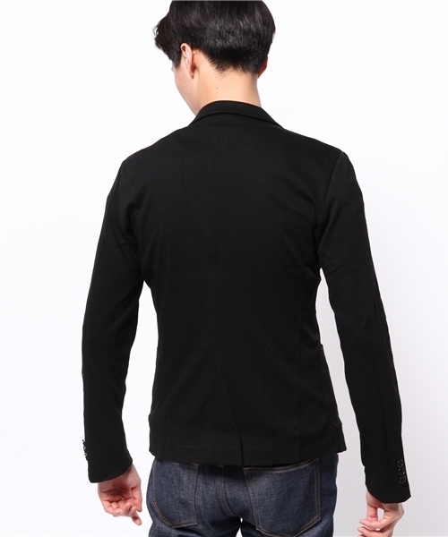 SHIPS JET BLUE（シップスジェットブルー）の「★★SHIPS JET BLUE(シップス ジェットブルー): アイスコットンジャケット15SS（テーラードジャケット・メンズ・ブラック/ネイビー・MEDIUM/SMALL/LARGE）」の10枚目の写真