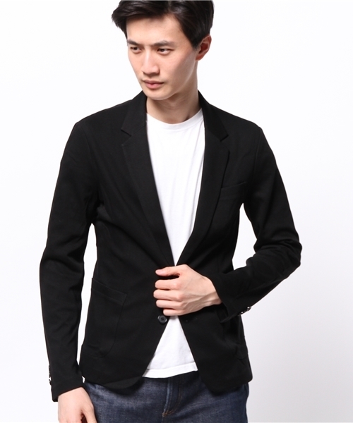 SHIPS JET BLUE（シップスジェットブルー）の「★★SHIPS JET BLUE(シップス ジェットブルー): アイスコットンジャケット15SS（テーラードジャケット・メンズ・ブラック/ネイビー・MEDIUM/SMALL/LARGE）」の11枚目の写真