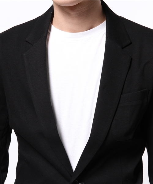 SHIPS JET BLUE（シップスジェットブルー）の「★★SHIPS JET BLUE(シップス ジェットブルー): アイスコットンジャケット15SS（テーラードジャケット・メンズ・ブラック/ネイビー・MEDIUM/SMALL/LARGE）」の12枚目の写真