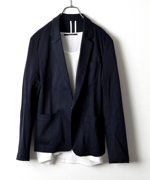 SHIPS JET BLUE（シップスジェットブルー）の「★★SHIPS JET BLUE(シップス ジェットブルー): アイスコットンジャケット15SS（テーラードジャケット・メンズ・ブラック/ネイビー・MEDIUM/SMALL/LARGE）」の14枚目の写真