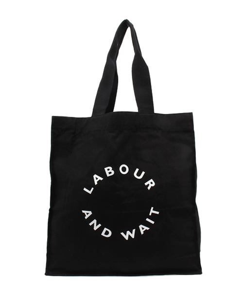 Labour And Wait レイバーアンドウェイト の Labour And Wait C009 L W Tote Bag Blk トートバッグ Wear