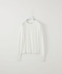 CITEN | ＜CITEN＞シアーリブ ロングスリーブ Tシャツ(Tシャツ/カットソー)