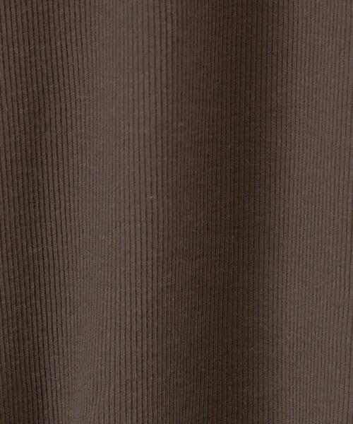 CITEN（シテン）の「＜CITEN＞シアーリブ ロングスリーブ Tシャツ（Tシャツ/カットソー・レディース・ダークグレー/ライラック/オフホワイト・FREE）」の13枚目の写真