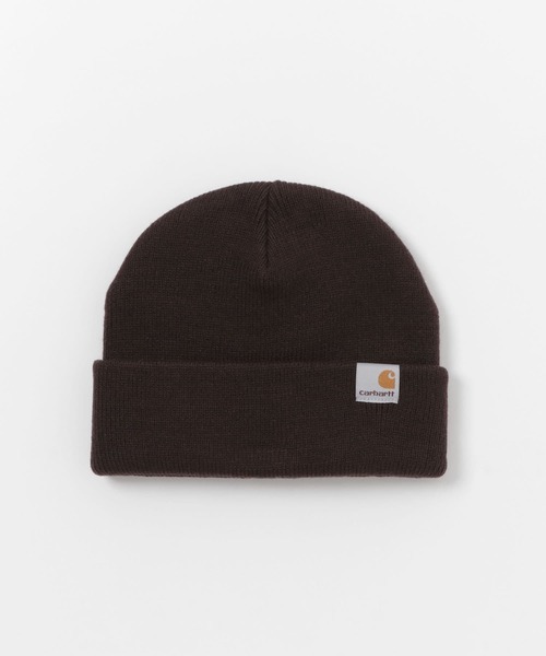 Carhartt(カーハート)の「CARHARTT STRATUS HAT LOW(ニットキャップ/ビーニー・メンズ・ブラック/ダークグレー/ベージュ/グリーン/ダークブラウン・ONE)」の3枚目の写真