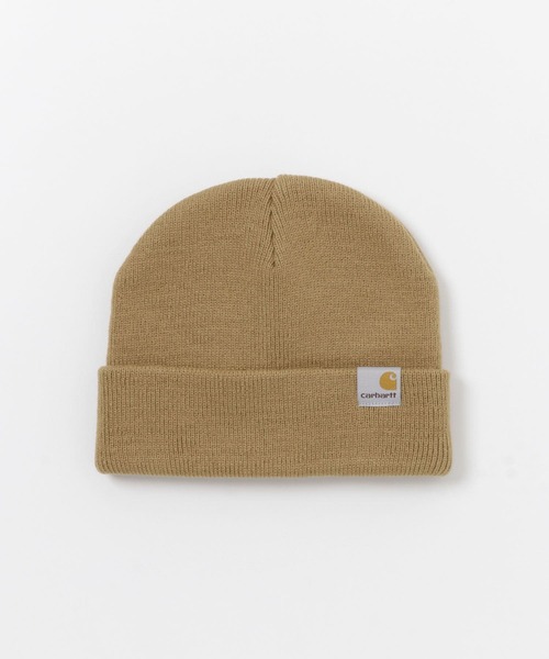 Carhartt(カーハート)の「CARHARTT STRATUS HAT LOW(ニットキャップ/ビーニー・メンズ・ブラック/ダークグレー/ベージュ/グリーン/ダークブラウン・ONE)」の4枚目の写真