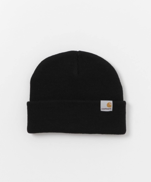 Carhartt(カーハート)の「CARHARTT STRATUS HAT LOW(ニットキャップ/ビーニー・メンズ・ブラック/ダークグレー/ベージュ/グリーン/ダークブラウン・ONE)」の2枚目の写真