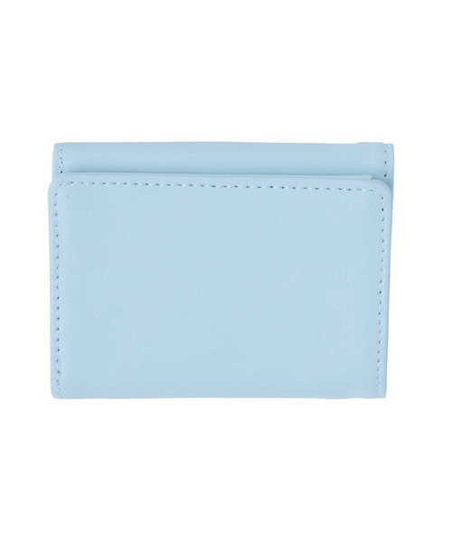 X-girl（エックスガール）の「FAUX LEATHER MINI WALLET（財布・レディース・ライトブルー/ブラック/ホワイト・ONE SIZE）」の4枚目の写真