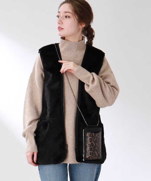 THE SHOP TK (ザ ショップ ティーケー )の「◆【BARBOUR(バブアー)】ライナーベスト(ベスト・レディース・ブラウン系/ブラック・13/12)」の1枚目の写真