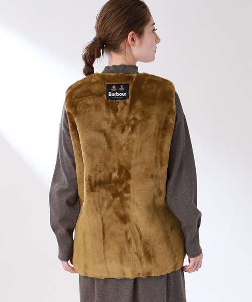 THE SHOP TK (ザ ショップ ティーケー )の「◆【BARBOUR(バブアー)】ライナーベスト(ベスト・レディース・ブラウン系/ブラック・13/12)」の5枚目の写真