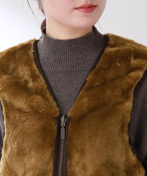 THE SHOP TK (ザ ショップ ティーケー )の「◆【BARBOUR(バブアー)】ライナーベスト(ベスト・レディース・ブラウン系/ブラック・13/12)」の6枚目の写真