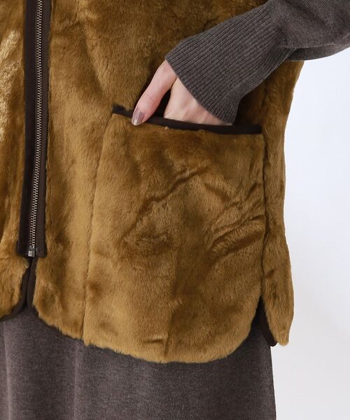 THE SHOP TK (ザ ショップ ティーケー )の「◆【BARBOUR(バブアー)】ライナーベスト(ベスト・レディース・ブラウン系/ブラック・13/12)」の9枚目の写真