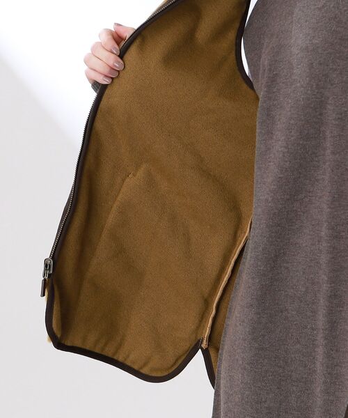 THE SHOP TK (ザ ショップ ティーケー )の「◆【BARBOUR(バブアー)】ライナーベスト(ベスト・レディース・ブラウン系/ブラック・13/12)」の10枚目の写真