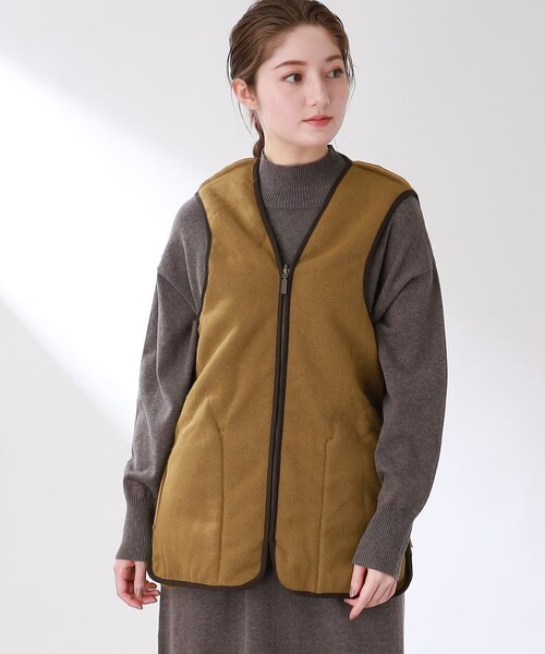 THE SHOP TK (ザ ショップ ティーケー )の「◆【BARBOUR(バブアー)】ライナーベスト(ベスト・レディース・ブラウン系/ブラック・13/12)」の22枚目の写真