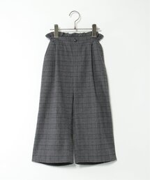 ikka（イッカ）の「チェック柄タックワイドパンツ（120~160cm）（その他パンツ・キッズ）」
