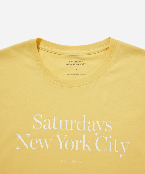 Saturdays NYC（サタデーズ ニューヨークシティ ）の「Miller Standard SS Tee（Tシャツ/カットソー・メンズ・グリーン/クリーム/ワイン・M/L/XL/X-SMALL/S）」の18枚目の写真