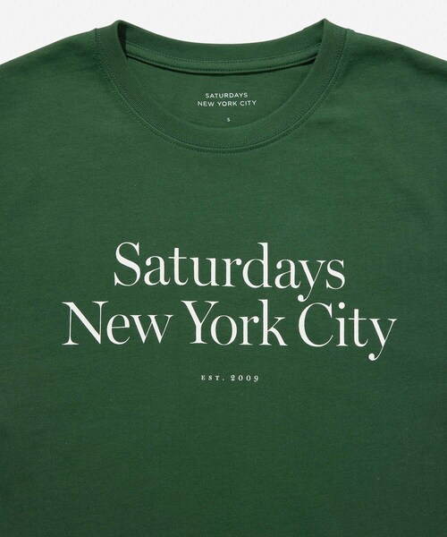 Saturdays NYC（サタデーズ ニューヨークシティ ）の「Miller Standard SS Tee（Tシャツ/カットソー・メンズ・グリーン/クリーム/ワイン・M/L/XL/X-SMALL/S）」の20枚目の写真