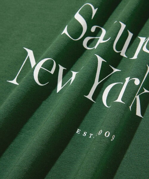 Saturdays NYC（サタデーズ ニューヨークシティ ）の「Miller Standard SS Tee（Tシャツ/カットソー・メンズ・グリーン/クリーム/ワイン・M/L/XL/X-SMALL/S）」の6枚目の写真