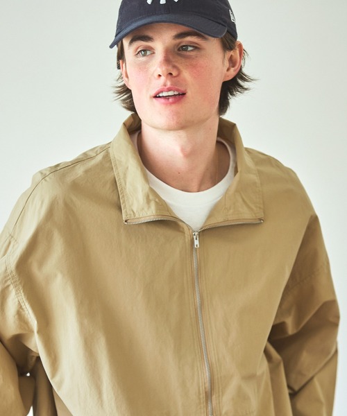 EMMA CLOTHES(エマクローズ)の「ハーフジップルーズスタンドタイプライタープルオーバー EMMA CLOTHES 2023(その他トップス・メンズ・ベージュ/オリーブ/ブラック・M/L)」の7枚目の写真