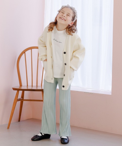 GLOBAL WORK（グローバルワーク）の「DRY／プリーツイージーパンツ/175523（その他パンツ・キッズ・ダークグレー/グリーン系その他3/ライトピンク/オフホワイト・150cm/120cm/110cm/160cm/130cm/140cm/100cm）」の13枚目の写真